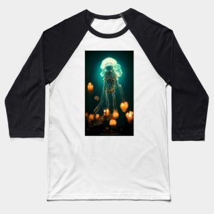 Jellyfish in full bloom Baseball T-Shirt